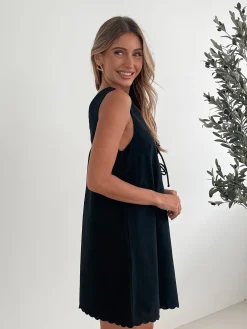 New Alexey Dress - Black Shift Dresses|Maternity Dresses