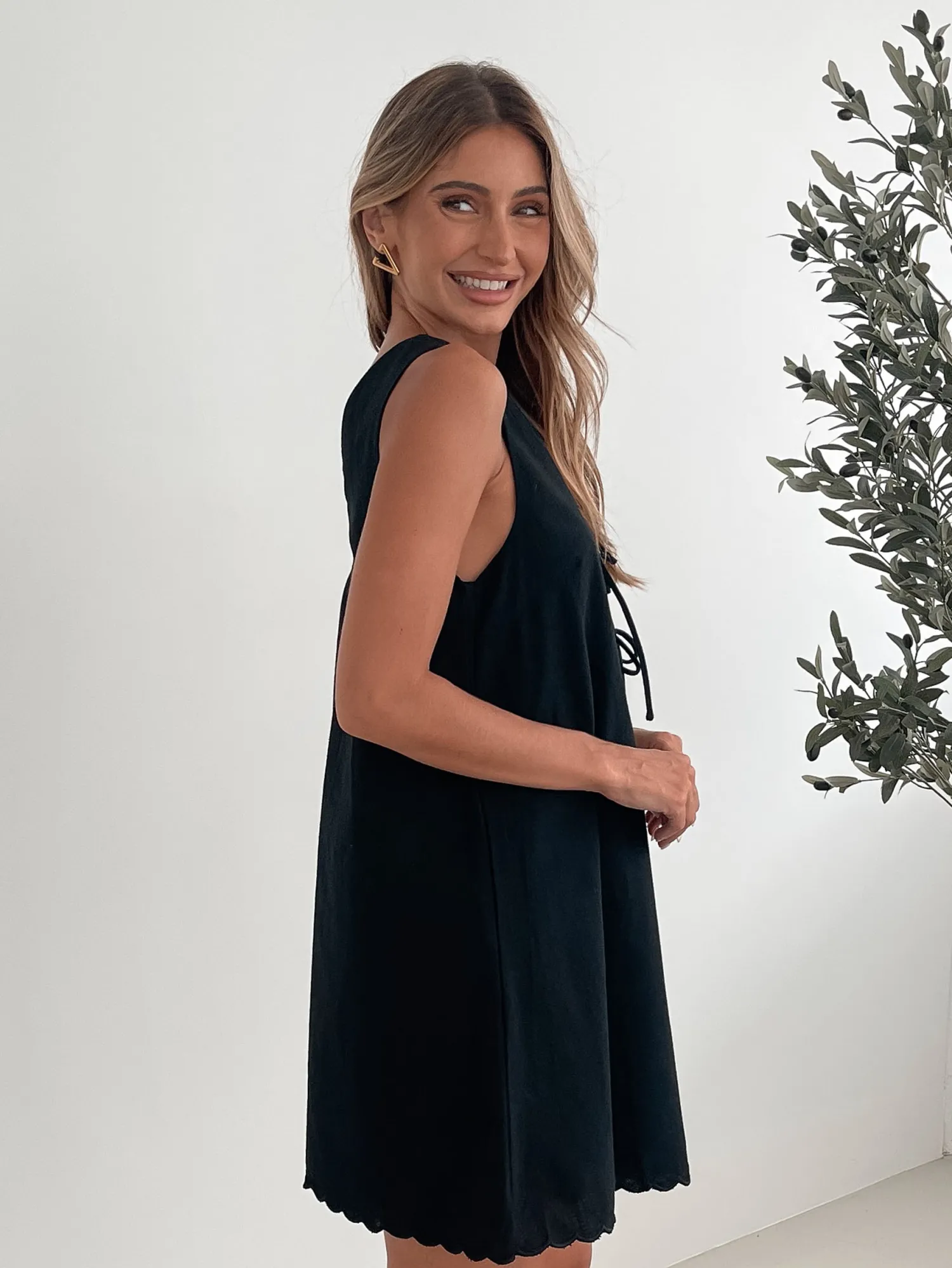 New Alexey Dress - Black Shift Dresses|Maternity Dresses