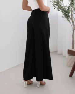 Online Alka Pants - Black Pants|Bottoms