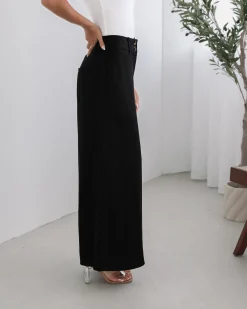 Online Alka Pants - Black Pants|Bottoms