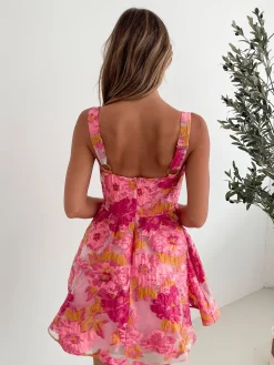 Discount Allana Dress - Pink Floral Floral Dresses|Valentine'S Day Dresses