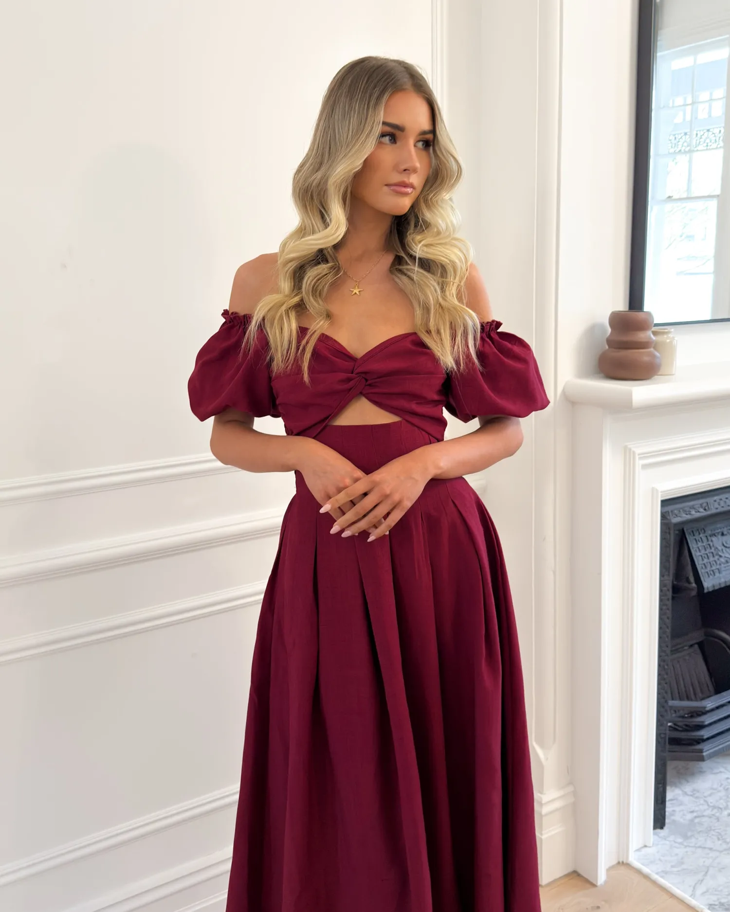 Discount Anvika Dress - Wine Maternity Dresses|Maxi Dresses