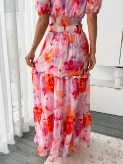 Sale Avelisse Skirt - Pink Print Skirts|Sets