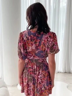 Outlet Belvia Playsuit - Autumn Paisley Playsuits & Jumpsuits