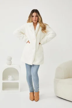 Clearance Bernie Jacket - Ivory Jacket & Coats|Jackets & Coats