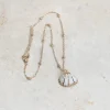 New Beryle Shell Necklace - Gold Multi Jewellery|Accessories