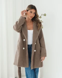 Sale Brienna Jacket - Taupe Jacket & Coats|Jackets & Coats