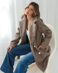Sale Brienna Jacket - Taupe Jacket & Coats|Jackets & Coats