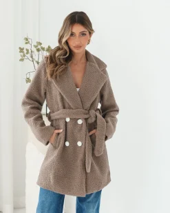 Sale Brienna Jacket - Taupe Jacket & Coats|Jackets & Coats