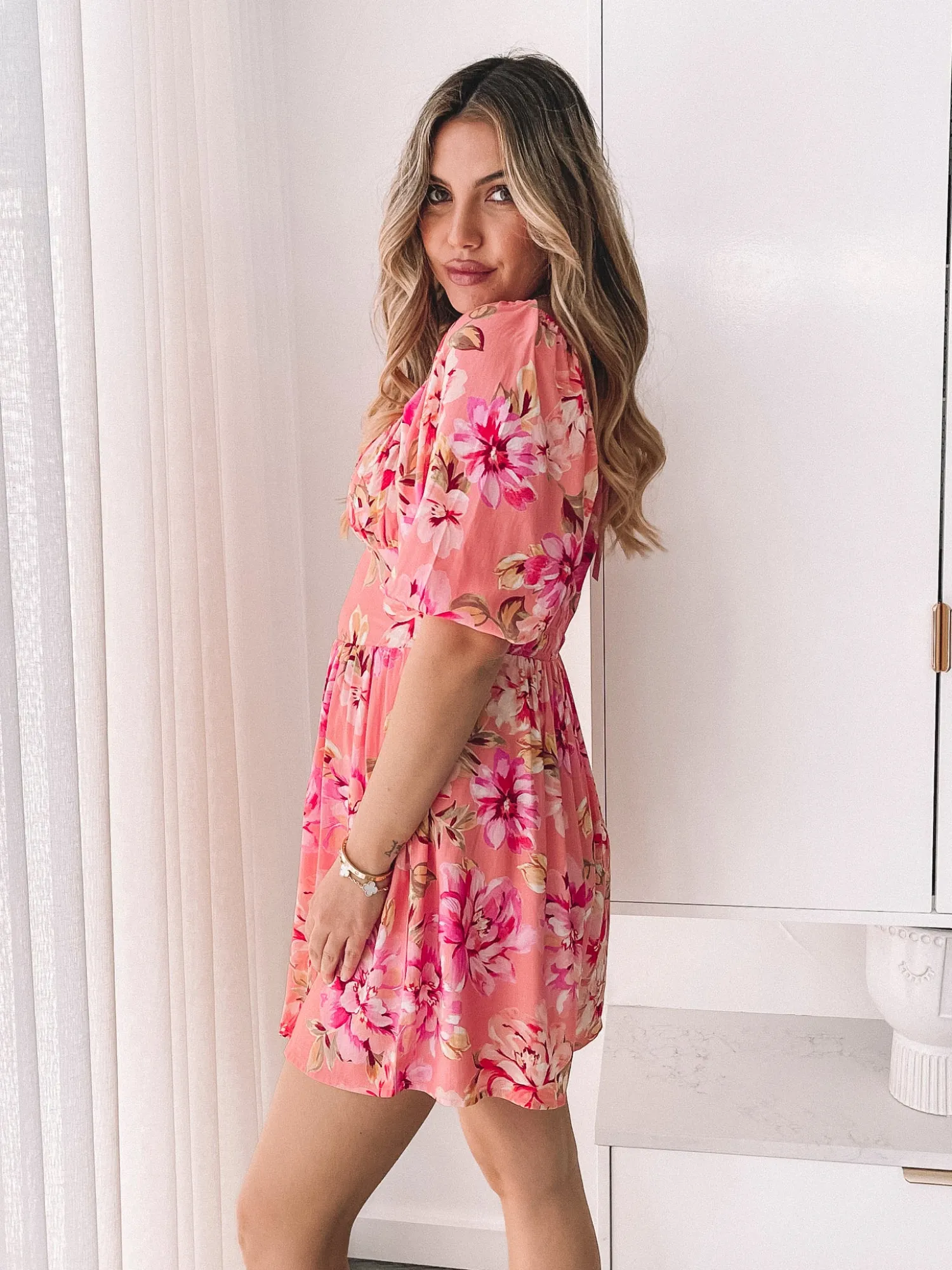 Carolana Playsuit - Peach Blossom Playsuits & Jumpsuits