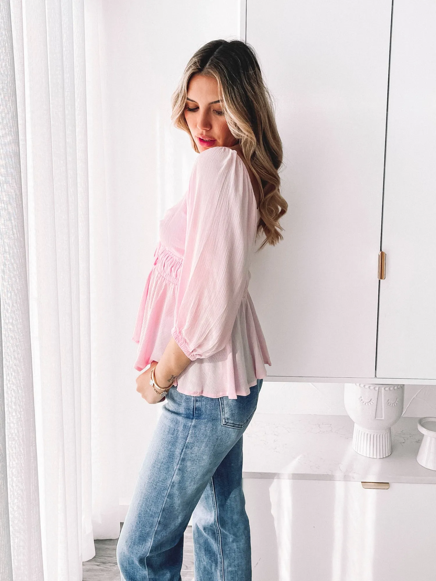 New Caroll Top - Pink Maternity Tops|Maternity Tops