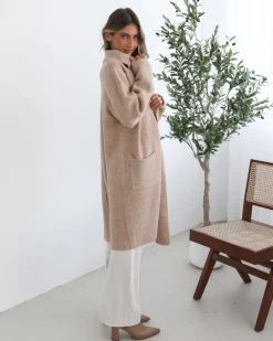 Online Carranza Coatigan - Camel Knitwear & Jumpers|Knitwear