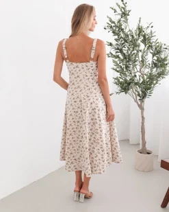 Best Carucci Dress - White Print Floral Dresses|Maternity Dresses