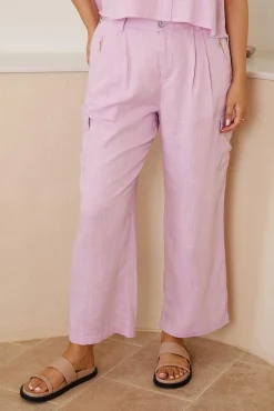 Hot Casandra Pants - Lilac Pants|Sets