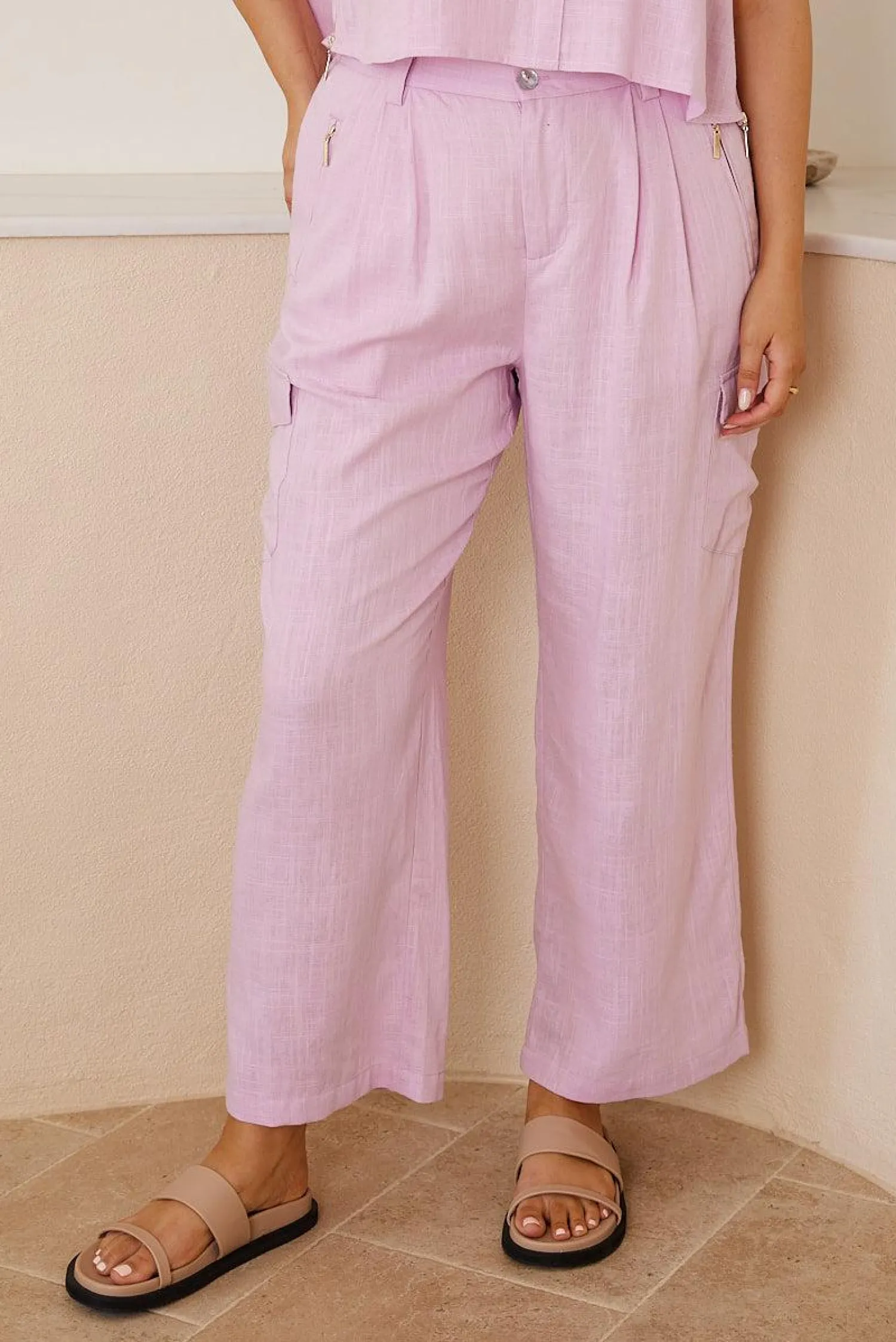 Hot Casandra Pants - Lilac Pants|Sets