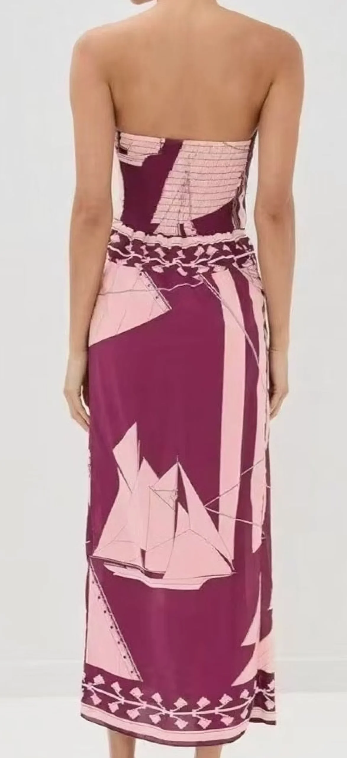 Sale Ceriane Dress - Pink Print Curve Dresses|Maxi Dresses