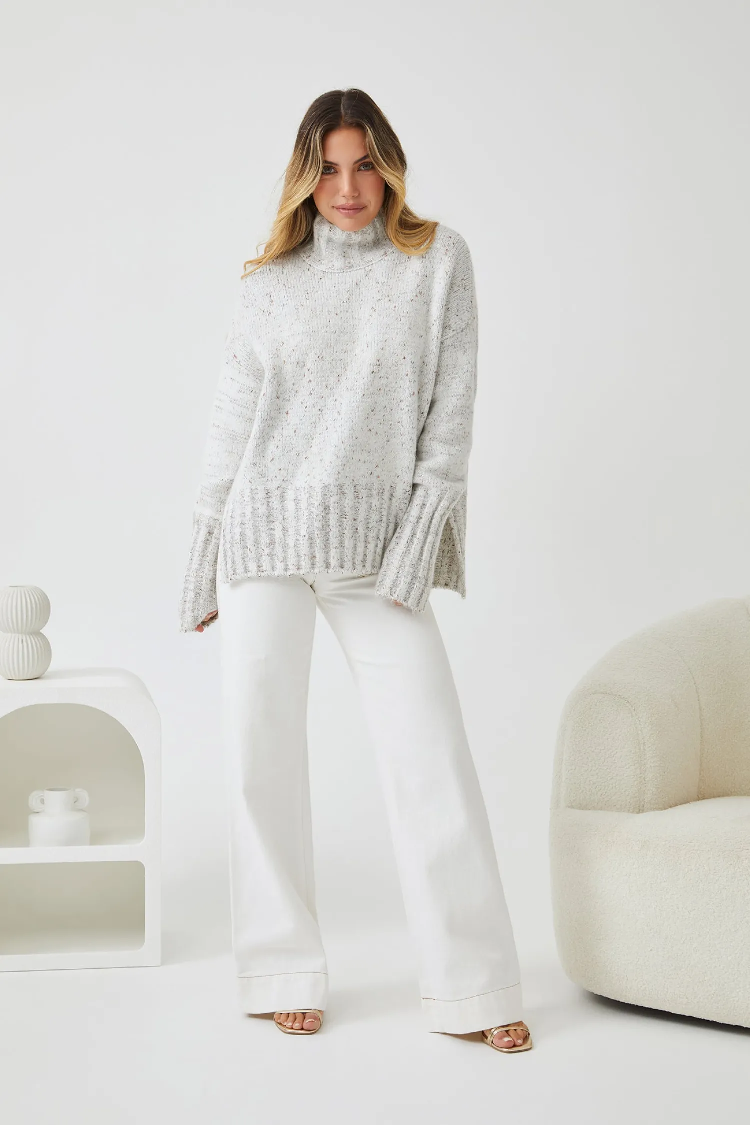 Discount Chesterfield Jumper - Grey Jumpers|Jumpers