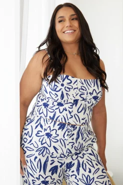Outlet Chyna Top - Print Casual Tops|Crop Tops