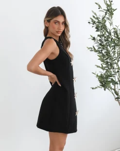 Sale Ciera Dress - Black Mini Dresses|Date Night Dresses