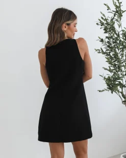 Sale Ciera Dress - Black Mini Dresses|Date Night Dresses