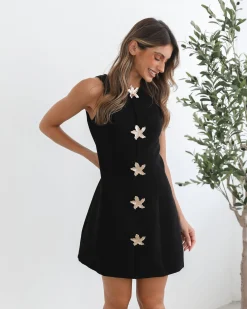 Sale Ciera Dress - Black Mini Dresses|Date Night Dresses