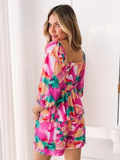 Clearance Conley Top - Pink Fiesta Maternity Tops|Maternity Tops