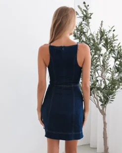 Discount Corinna Dress - Navy Mini Dresses|Holiday Dresses