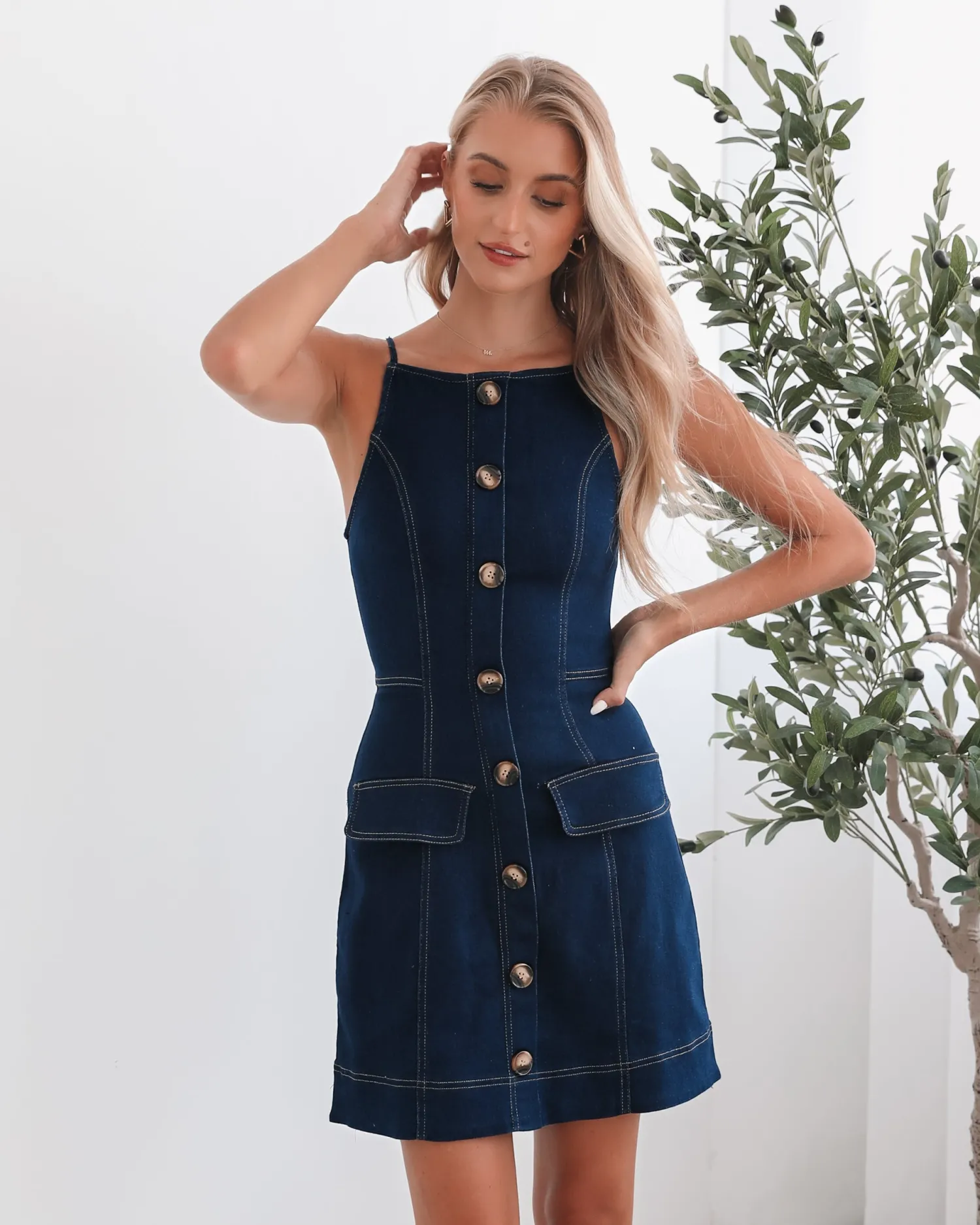 Discount Corinna Dress - Navy Mini Dresses|Holiday Dresses
