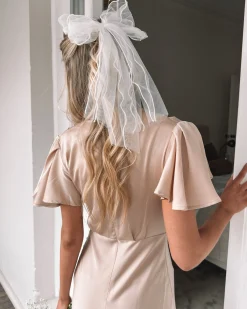 Outlet Danna Hair Bow - Cream Accessories|Hair Accessories