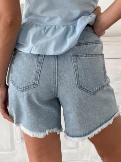 Daylin Shorts - Light Blue Shorts|Bottoms