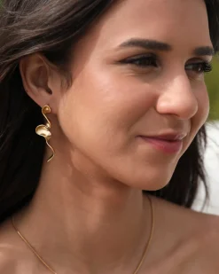 Deia Earrings - Gold Jewellery|Accessories