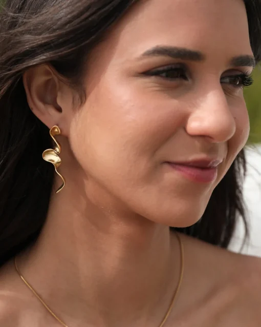 Deia Earrings - Gold Jewellery|Accessories