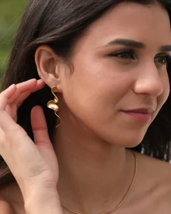 Deia Earrings - Gold Jewellery|Accessories