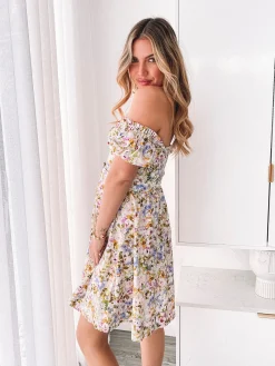 Online Devira Dress - Ditsy Lavender Floral Dresses|Curve Dresses