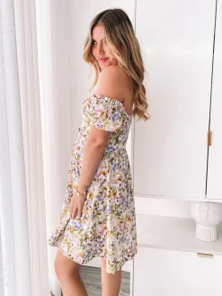 Online Devira Dress - Ditsy Lavender Floral Dresses|Curve Dresses