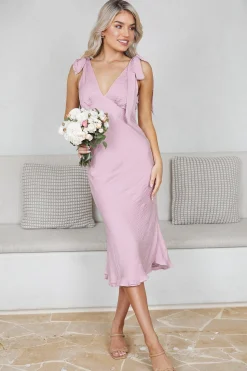 Hot Eleanora Dress - Blush Curve Dresses|Midi Dresses