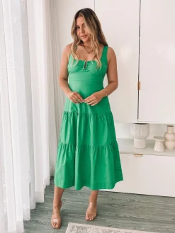 Best Eline Dress - Green Curve Dresses|Maternity Dresses