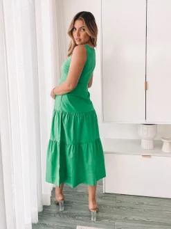 Best Eline Dress - Green Curve Dresses|Maternity Dresses