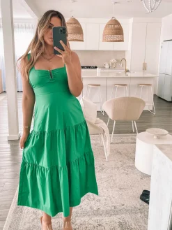 Best Eline Dress - Green Curve Dresses|Maternity Dresses
