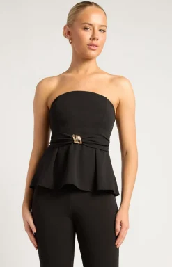 Discount Ellisia Top - Black Sets|Tops