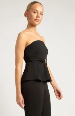 Discount Ellisia Top - Black Sets|Tops