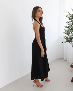 Sale Ensina Dress - Black Maternity Dresses|Maxi Dresses