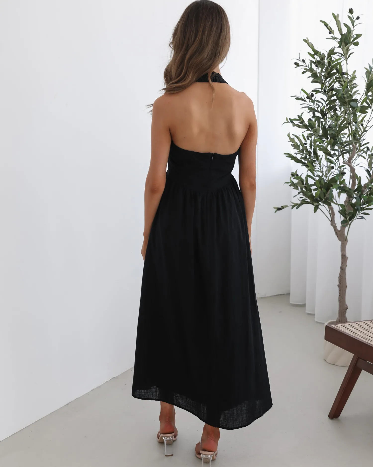 Sale Ensina Dress - Black Maternity Dresses|Maxi Dresses