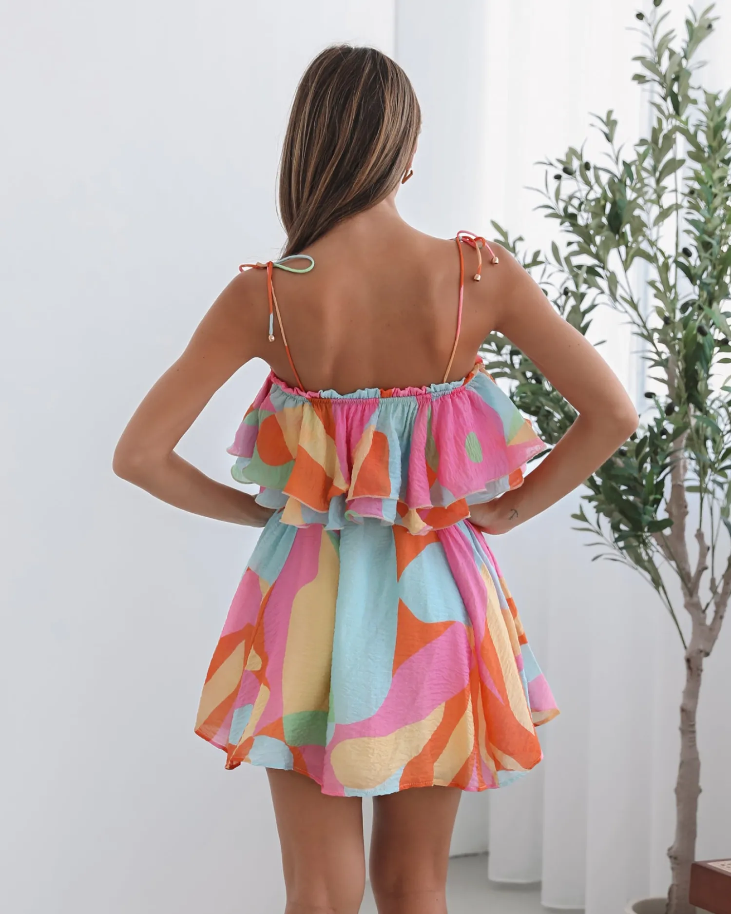 Sale Evielle Dress - Multi Print Maternity Dresses|Mini Dresses
