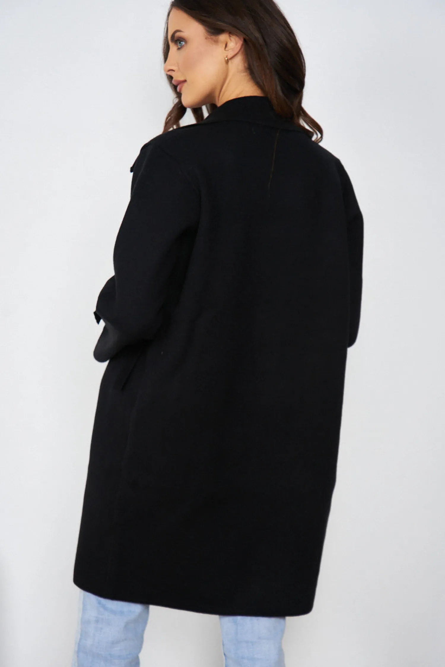Outlet Fireplace Coat - Black Jacket & Coats|Jackets & Coats