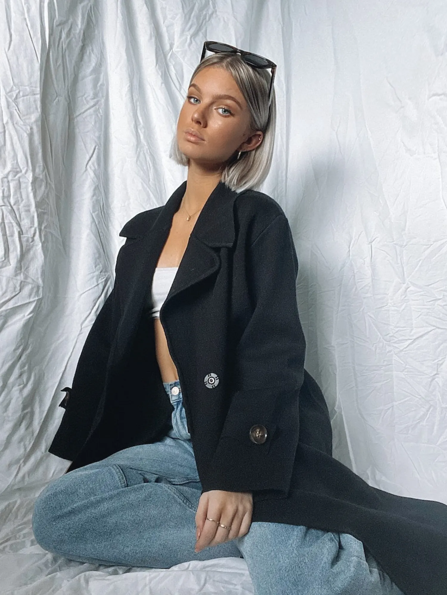 Outlet Fireplace Coat - Black Jacket & Coats|Jackets & Coats