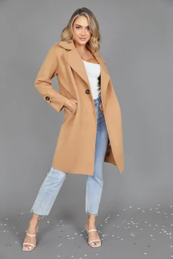 New Fireplace Coat - Camel Jacket & Coats|Jackets & Coats