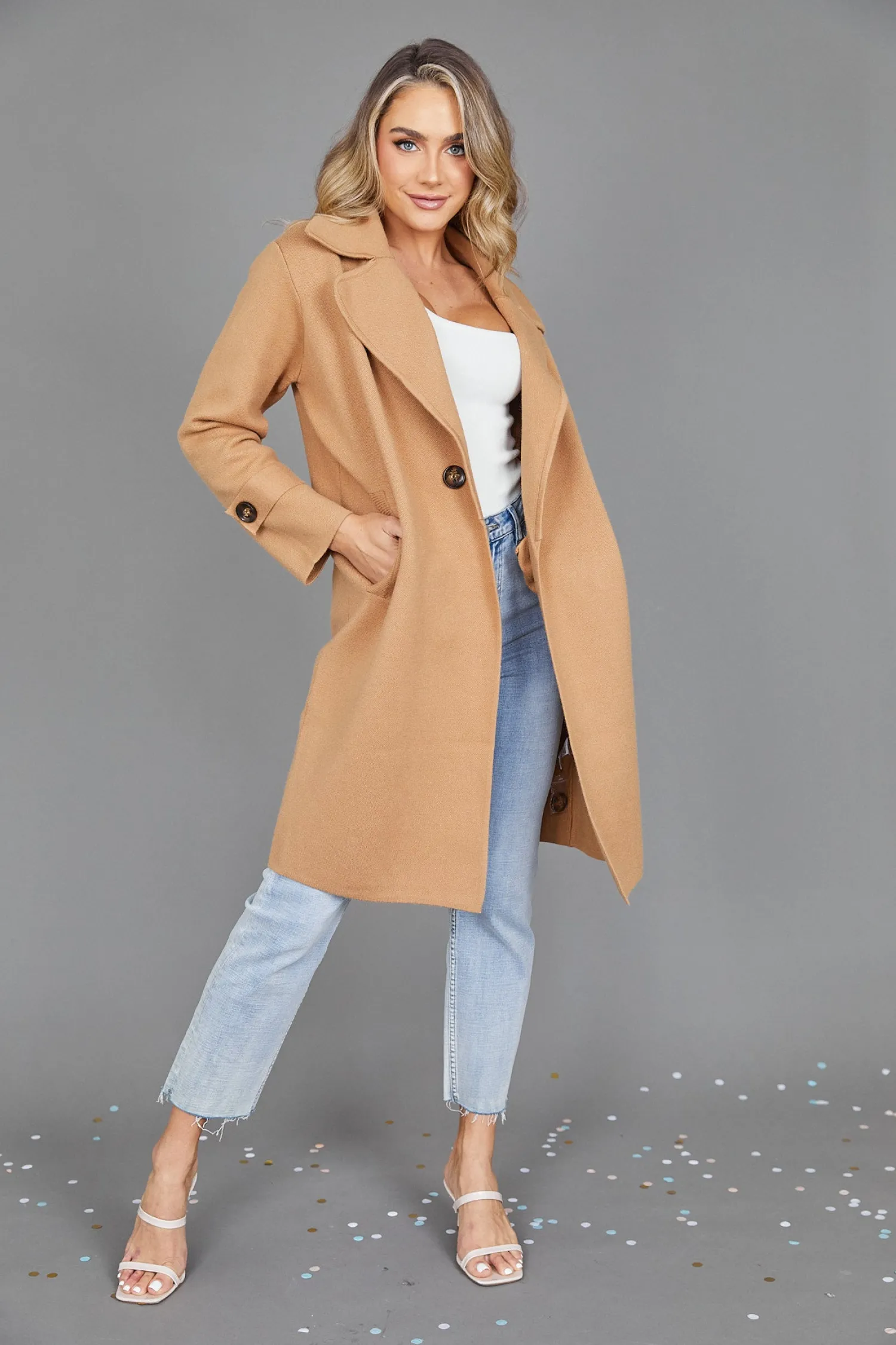 New Fireplace Coat - Camel Jacket & Coats|Jackets & Coats