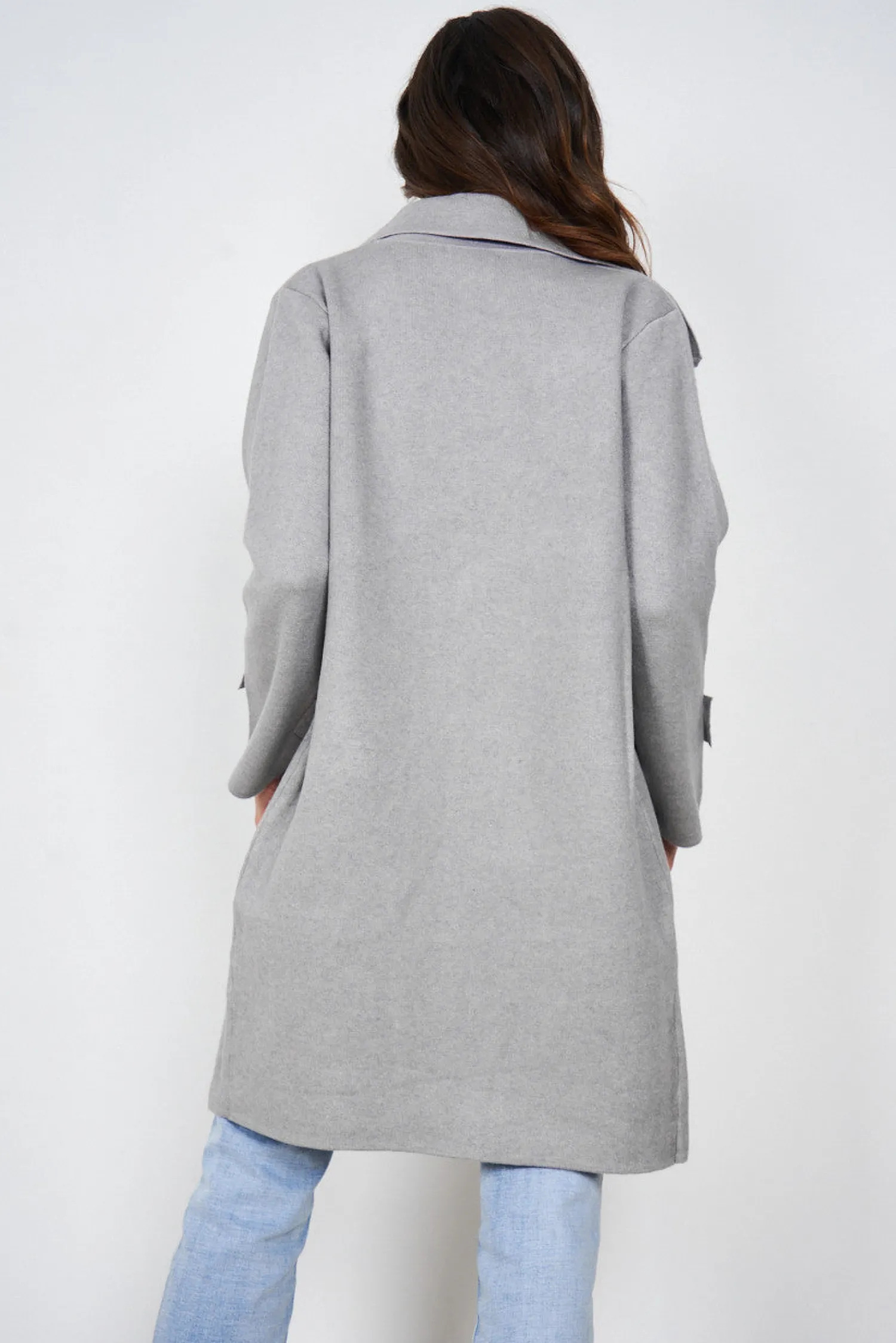 Online Fireplace Coat - Grey Jacket & Coats|Jackets & Coats
