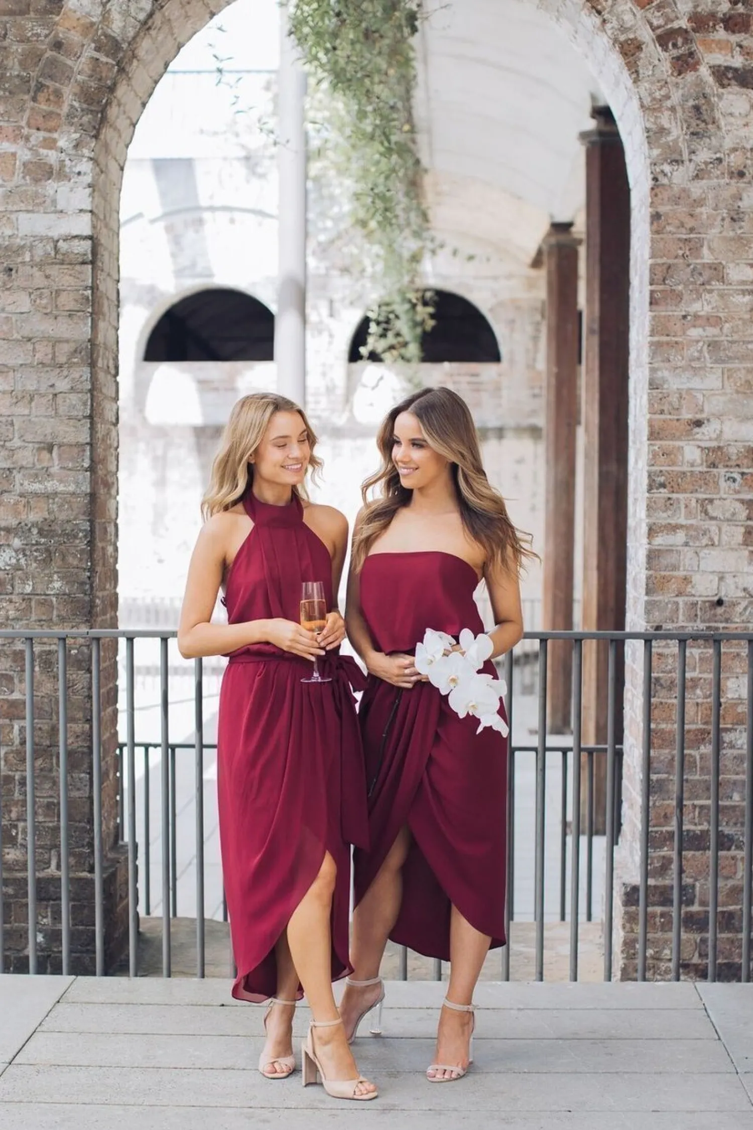 Hot Fleur Strapless Dress - Burgundy Strapless Dresses|Curve Dresses